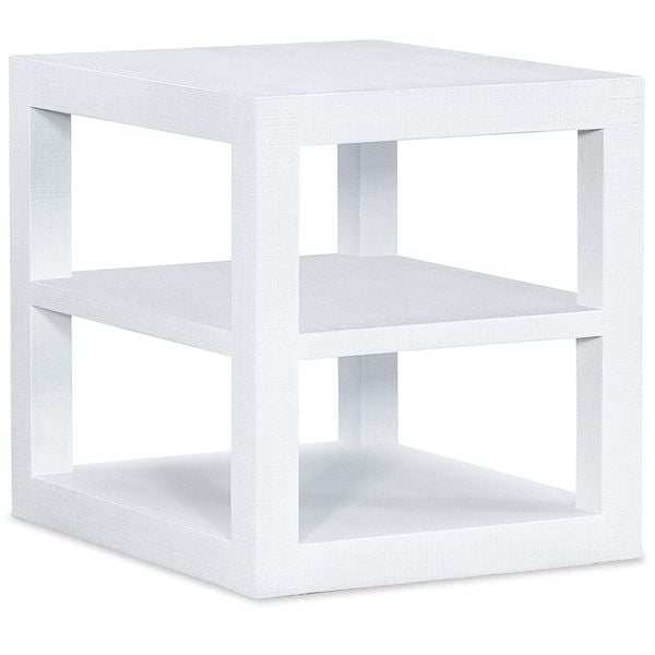 Tavolino d'angolo Sailmaker, Colore Bianco