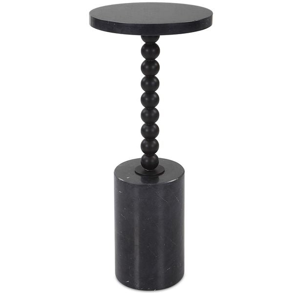 Tavolino bibita Bead, Colore Nero