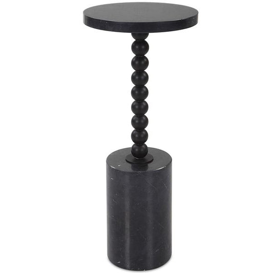 Tavolino bibita Bead, Colore Nero