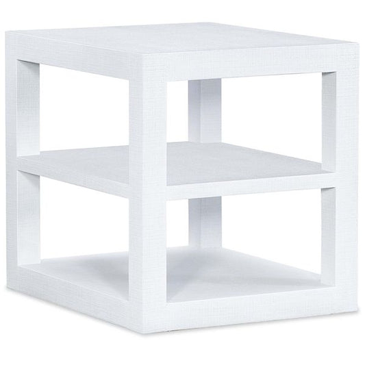 Tavolino d'angolo Sailmaker, Colore Bianco