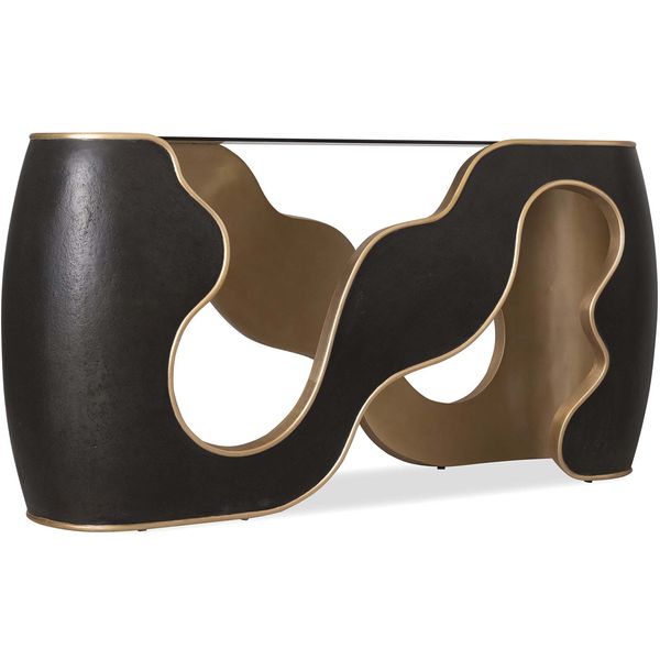 Tavolo consolle Even and Flow, Colore Nero